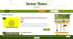 Desktop Screenshot of docteurnature.org